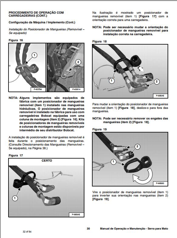 Bobcat Brush Saw Operation Maintenance Manual 6904202 PT 1