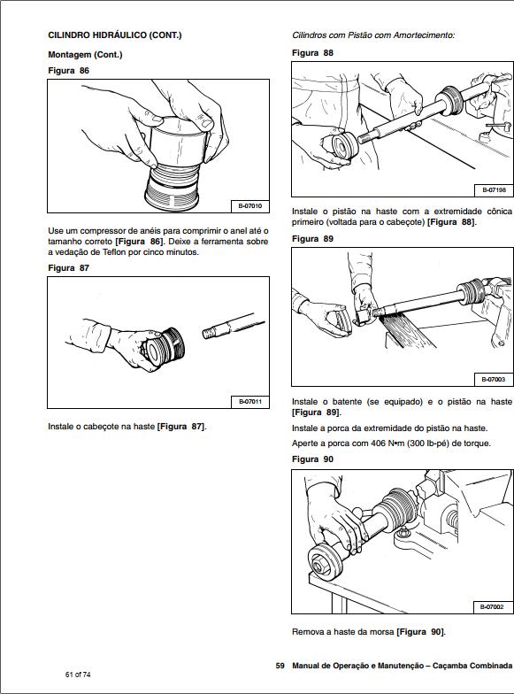 Bobcat Combined Bucket 44pol Operation & Maintenance Manual 6902572 PT