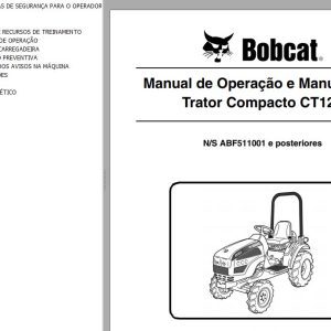 Bobcat Compact Tractor CT122 Operation Maintenance Manual 6986919 PT