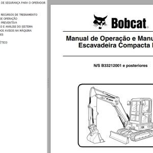 Bobcat Compact Tractor E26 Operation Maintenance Manual PT