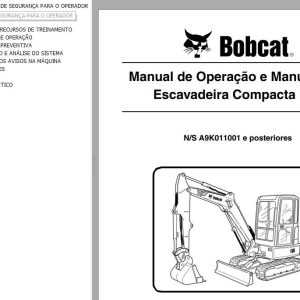 Bobcat Compact Tractor E35 Operation Maintenance Manual PT
