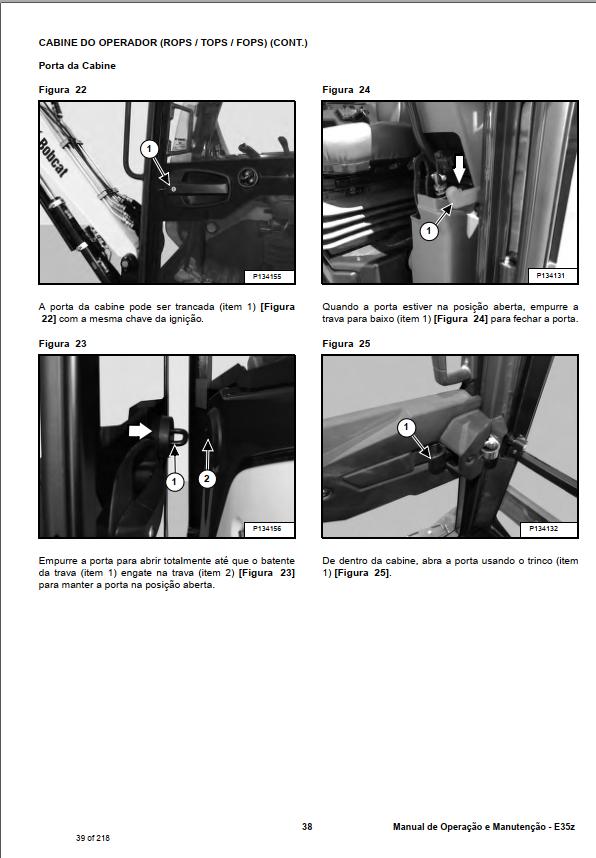 Bobcat Compact Tractor E35z Operation Maintenance Manual 7362210 PT 1