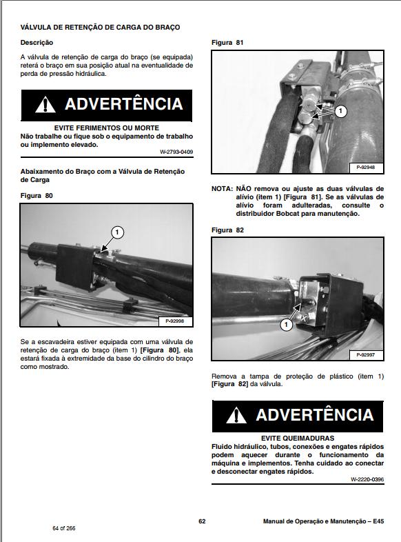 Bobcat Compact Tractor E45 Operation Maintenance Manual PT 1