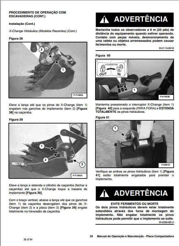 Bobcat Compactor Plate PCF34 PCF64 Operation Maintenance Manual 6990311 PT 1