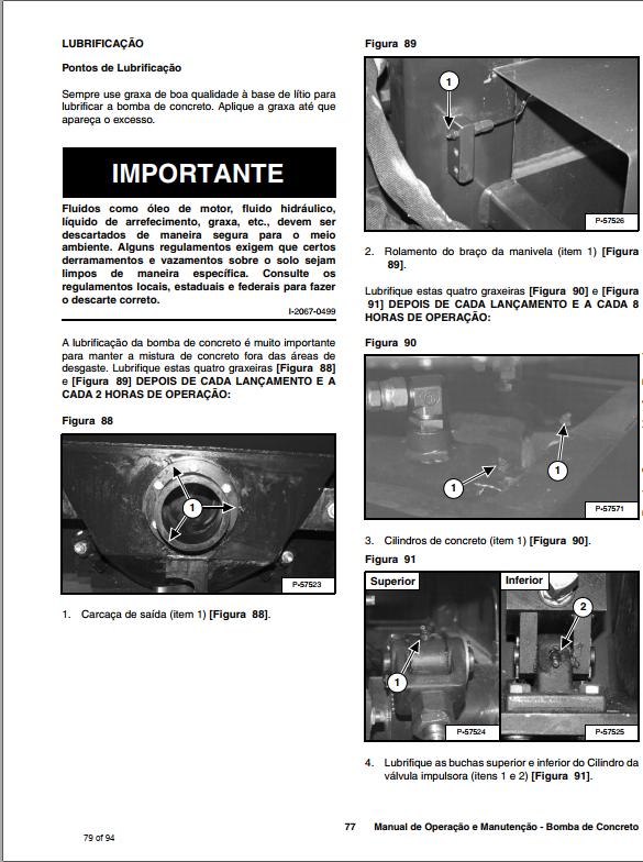 Bobcat Concrete Pump Operation Maintenance Manual PT 1