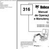 Bobcat Excavator 316 Operation Maintenance Manual 6902283 PT