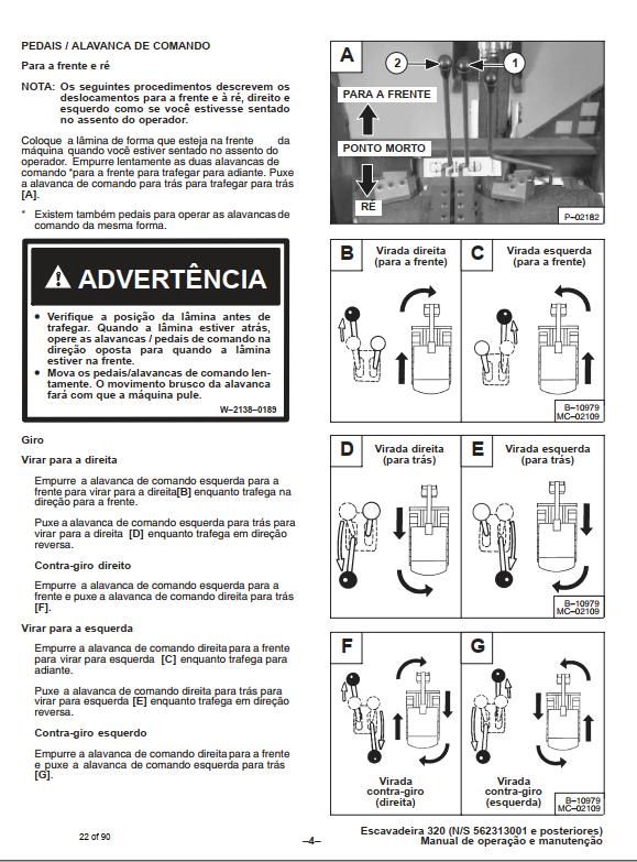 Bobcat Excavator 320 Operation Maintenance Manual 6724893 PT 1