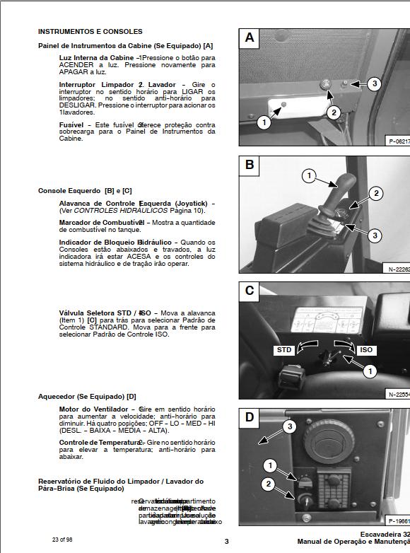Bobcat Excavator 322 Operation Maintenance Manual 6901016 PT 1
