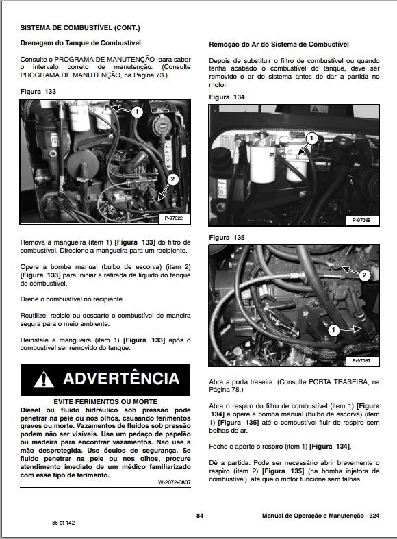 Bobcat Excavator 324 Operation Maintenance Manual 6989592 PT 1