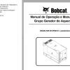 Bobcat Generator HG40 Operation Maintenance Manual 6990633 PT