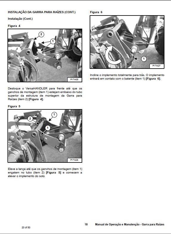 Bobcat Grapple Root 82VH Operation Maintenance Manual PT 1