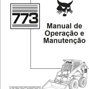Bobcat Loader 773 Operation Maintenance Manual PT