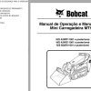 Bobcat Loader Mini Track MT52 Operation Maintenance Manual 6986856 PT
