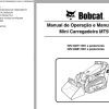 Bobcat Loader Mini Track MT55 Operation Maintenance Manual PT