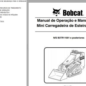 Bobcat Loader Mini Track MT85 Operation Maintenance Manual 7274810 PT