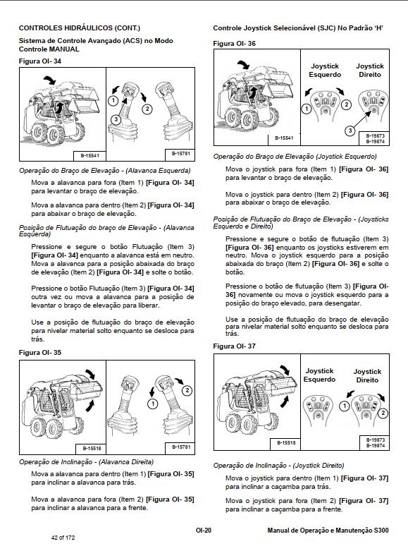 Bobcat Loader S300 Operation Maintenance Manual PT 1