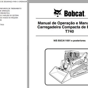 Bobcat Loader T740 Operation Maintenance Manual 7252366 PT
