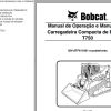 Bobcat Loader T750 Operation Maintenance Manual PT