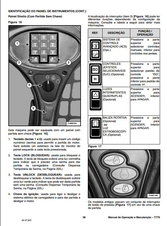 Bobcat Loader T770 Operation Maintenance Manual PT 1