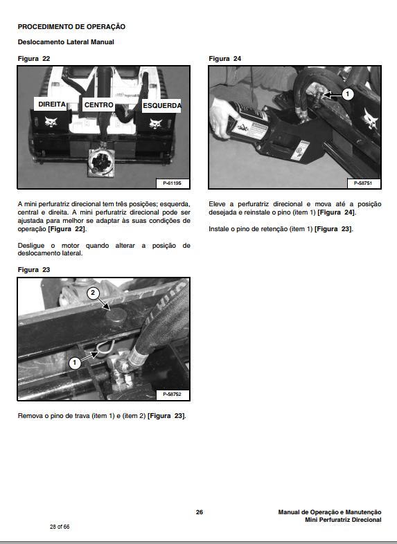 Bobcat Mini Boring Drive Operation Maintenance Manual 6903826 PT 1
