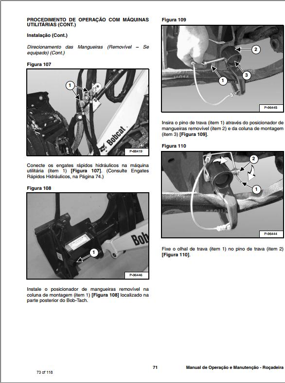 Bobcat Mower 72 90 Operation Maintenance Manual PT 1