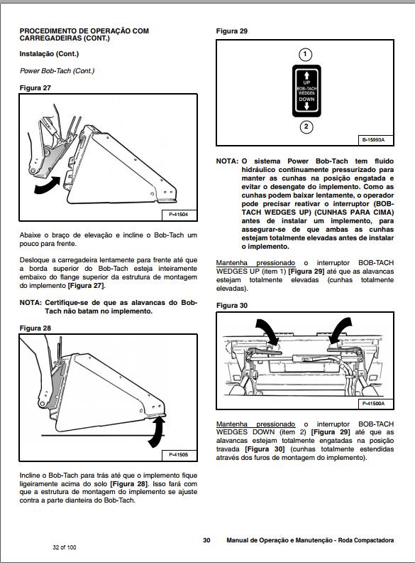Bobcat Packer Wheel Operation Maintenance Manual 6901178 PT 1