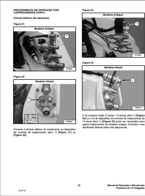 Bobcat Planer 14 Operation Maintenance Manual 6901034 PT 1