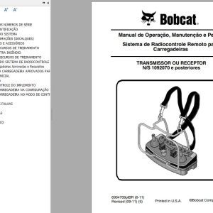 Bobcat Remote Control Operation Maintenance Manual 6904709 PT