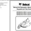 Bobcat Rotary Cutter 3RC60SB 3RC72SB 3RC60SC 3RC72SC Operation Maintenance Manual 6989548 PT