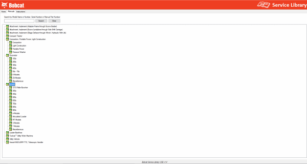 Bobcat Service Library Q4 2022 2022 Service Operator Maintenance Manual Bulletins Diagrams 4
