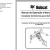 Bobcat Silt Fence Installer Operation Maintenance Manual 6904965 PT