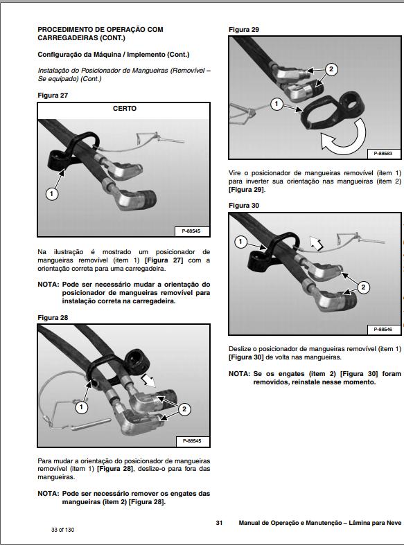 Bobcat Snow Blade 60 72 84 96 Operation Maintenance Manual 6900659 PT 1