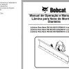 Bobcat Snow Blade FM54 FM69 FM84 Operation Maintenance Manual 6990473 PT