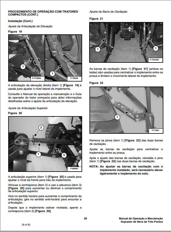 Bobcat Snowblower 54 66 72 Operation Maintenance Manual 6986931 PT 1