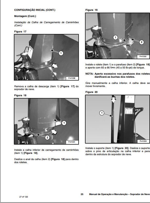 Bobcat Snowblower SB200x54 to SBX240x84 Operation Maintenance Manual 6902052 PT 1
