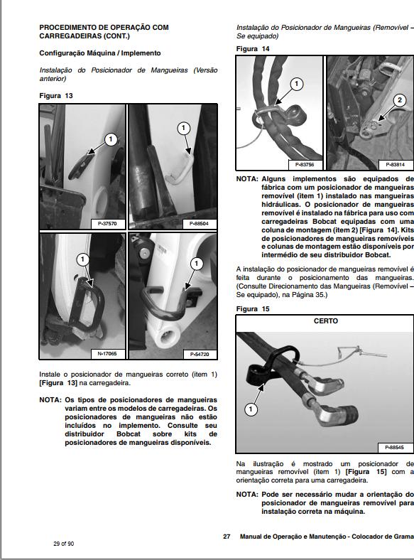 Bobcat Sod layer Operation Maintenance Manual 6901747 PT 1