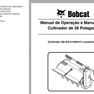 Bobcat Tiller 38 Operation Maintenance Manual 6901227 PT