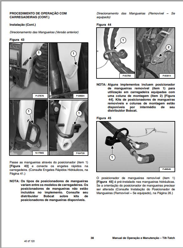 Bobcat Tilt Tatch Operation Maintenance Manual 6903158 PT 1