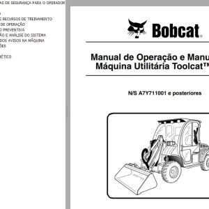 Bobcat Toolcat Utility 5610 Operation Maintenance Manual PT