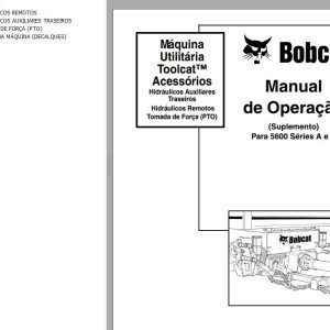 Bobcat Toolcat Utility Accessories Operation Maintenance Manual 6903714 PT