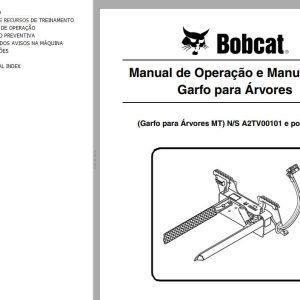 Bobcat Tree Fork Operation Maintenance Manual 6904886 PT
