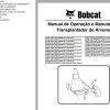 Bobcat Tree Spade TS24T CONV to TS44C Operation Maintenance Manual 6904224 PT
