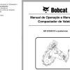 Bobcat Trench Operation Maintenance Manual 6900823 PT