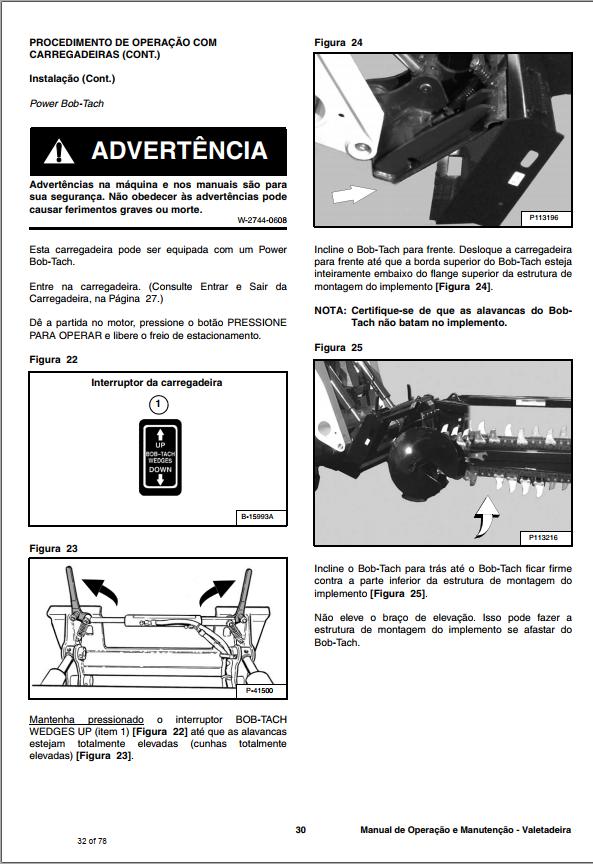 Bobcat Trencher BT1090 BT2120 Operation Maintenance Manual 6990977 PT 1