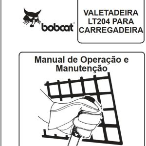Bobcat Trencher LT204 Operation Maintenance Manual 6722613 PT
