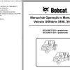 Bobcat Utility 3400 3400XL Operation Maintenance Manual PT