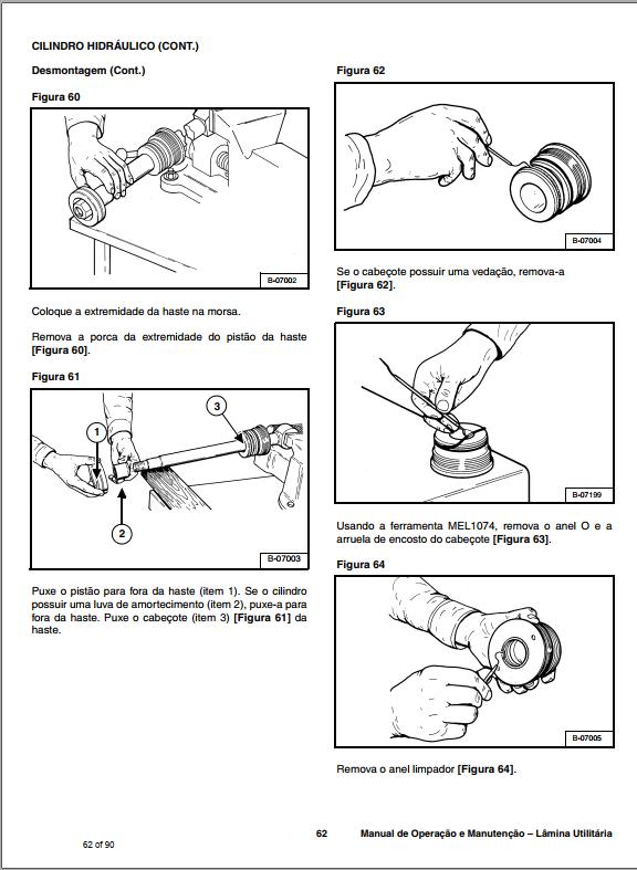 Bobcat Utility Blade 54 Operation Maintenance Manual 6990065 PT 1