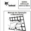 Bobcat Wheel Saw W18E WS12 Operation Maintenance Manual 6722612 PT