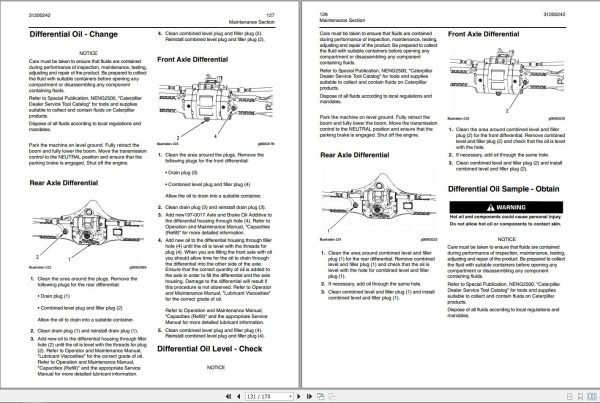 CAT Telehandler TH220B Operation And Maintenance Manual 1