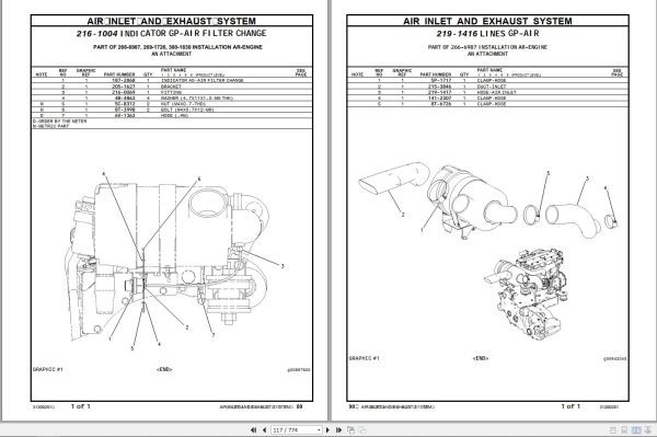 CAT Telehandler TH330B Parts Manual 1
